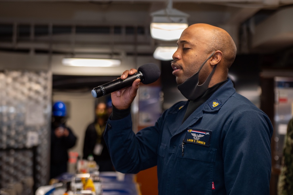 USS Ronald Reagan (CVN 76) Hosts Martin Luther King Day Lunch