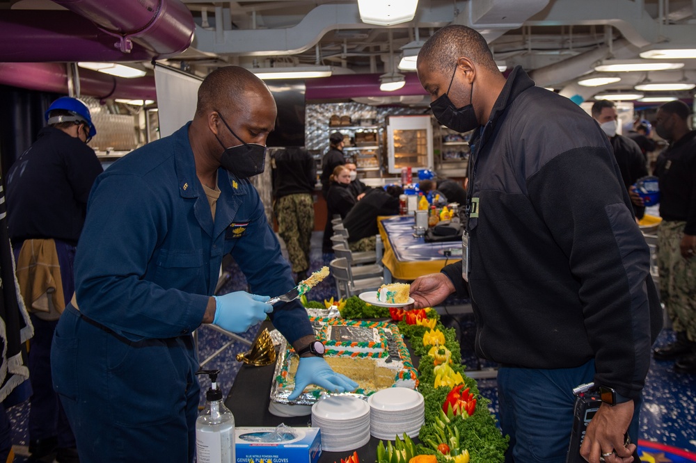 USS Ronald Reagan (CVN 76) Hosts Martin Luther King Day Lunch