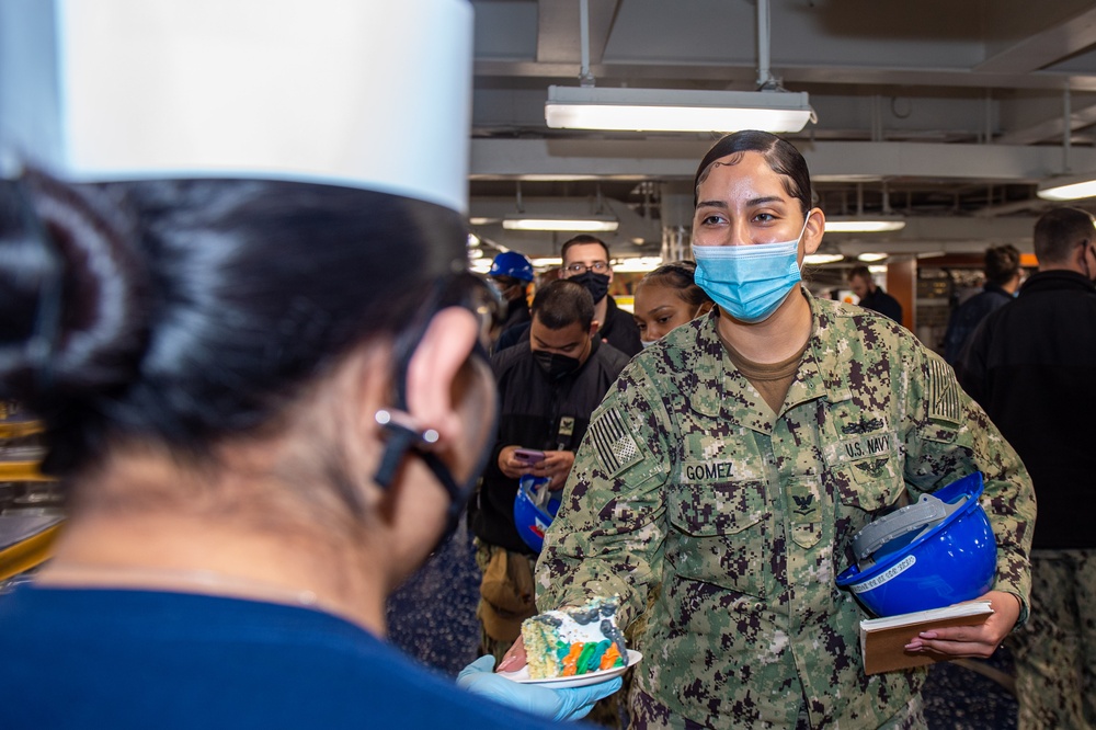 USS Ronald Reagan (CVN 76) Hosts Martin Luther King Day Lunch