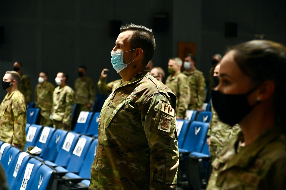 46th Expeditionary Attack Squadron Change of Command ceremony