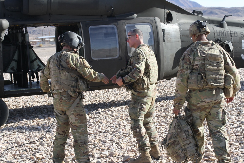 Raptor Crew Stands Greets Bayonet 6 During NTC 22-03