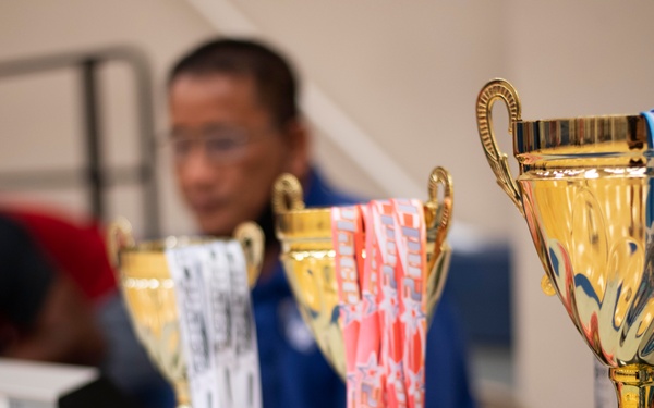 3-on-3 basketball tournament at Camp Lemonnier