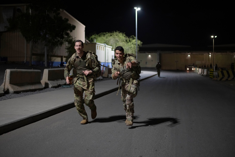 Norwegian Foot March at Camp Lemonnier