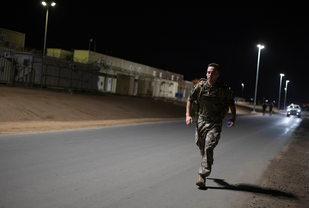 Norwegian Foot March at Camp Lemonnier