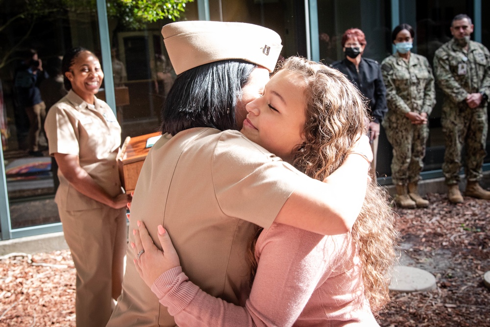 Cherry Point Sailor Promotes to Lieutenant