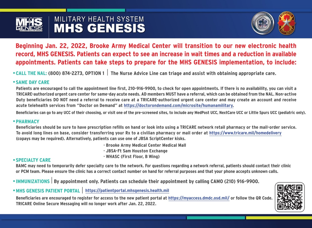 DVIDS - Images - Patient Tips for MHS Genesis