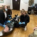 U.S. Soldiers train with Polish students on basic combat lifesaver skills