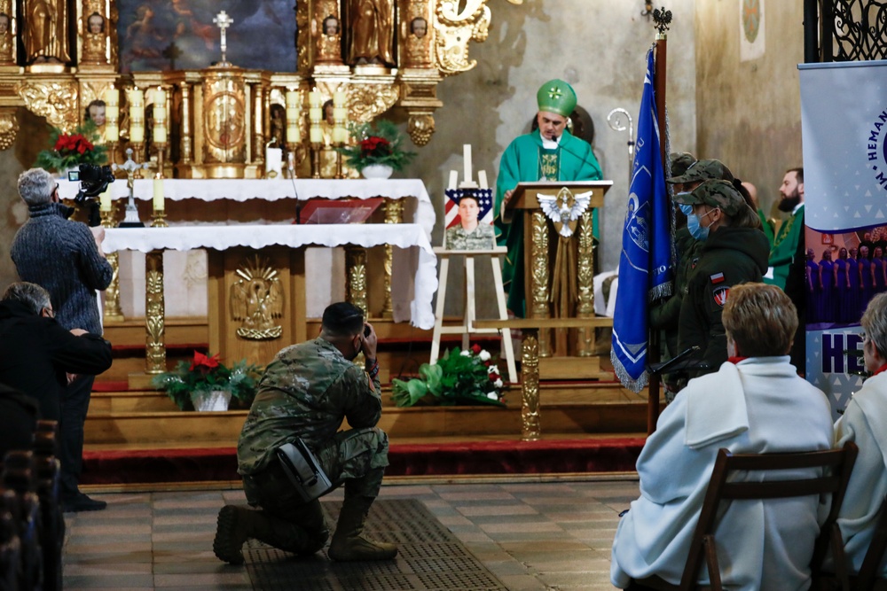 Staff Sgt. Ollis Mass in Bydgoszcz