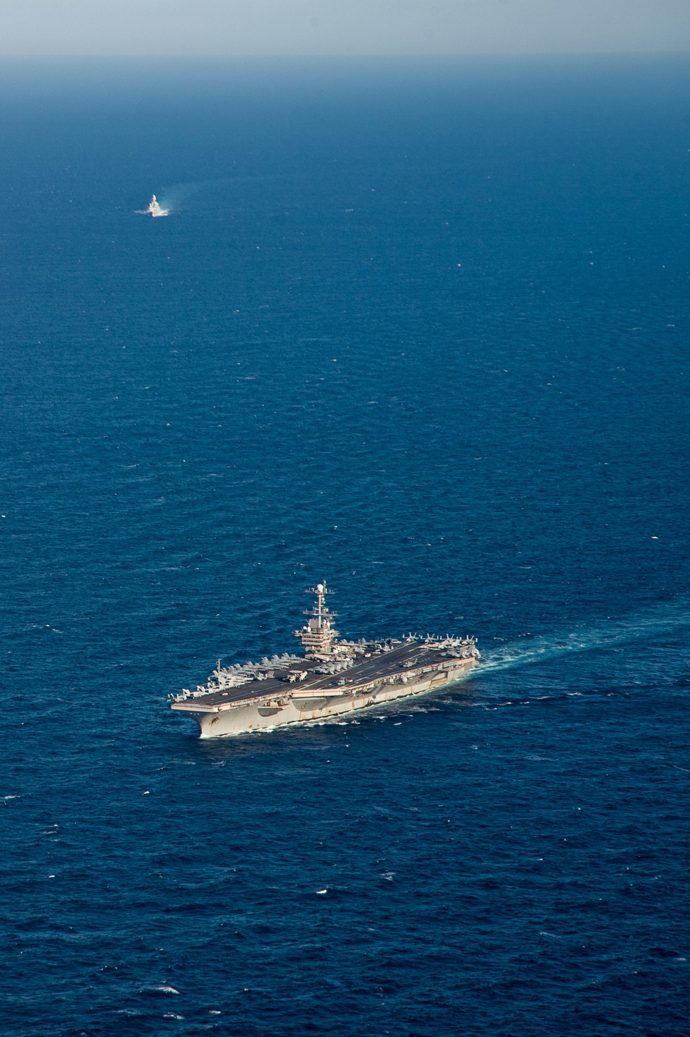 Truman is conducting readiness training in the Atlantic Ocean in preparation for future operations.