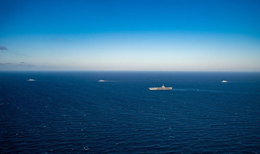 Truman is conducting readiness training in the Atlantic Ocean in preparation for future operations.