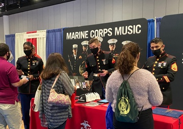 Marines attend Florida Music Education Association 2022 event