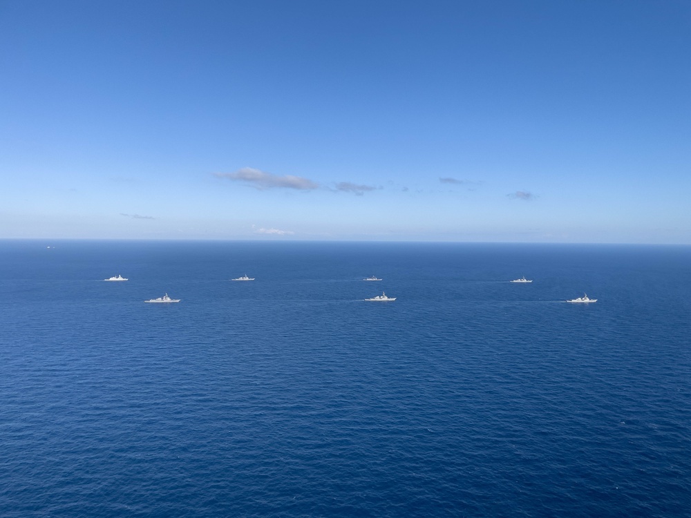 The Harry S. Truman Carrier Strike Group is on a scheduled deployment in the U.S. Sixth Fleet area of operations in support of naval operations to maintain maritime security