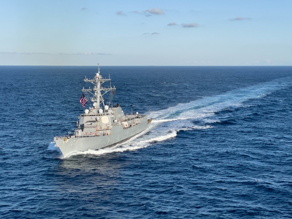 The Harry S. Truman Carrier Strike Group is on a scheduled deployment in the U.S. Sixth Fleet area of operations in support of naval operations to maintain maritime security