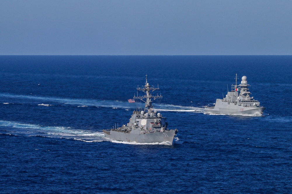 The Harry S. Truman Carrier Strike Group is on a scheduled deployment in the U.S. Sixth Fleet area of operations in support of naval operations to maintain maritime security