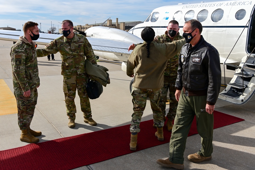 18th Air Force leaders visit Team McConnell