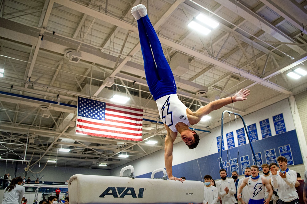 DVIDS Images U.S. Air Force Academy Men's Gymnastics Rocky Mountain