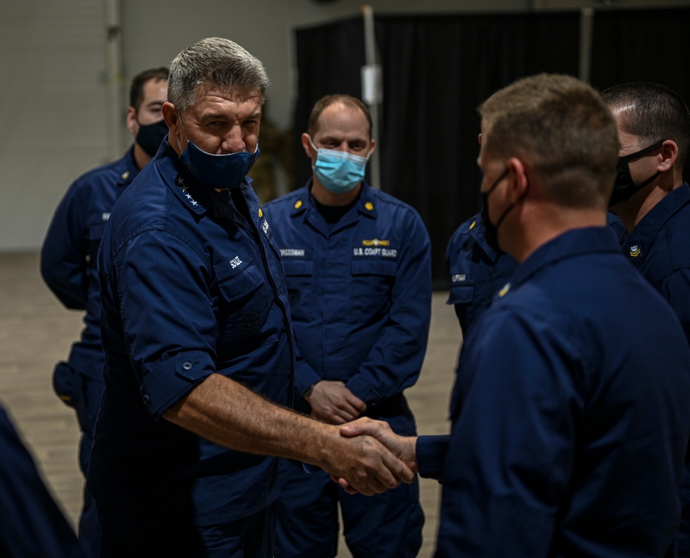 U.S. Coast Guard Commandant visits Task Force Liberty