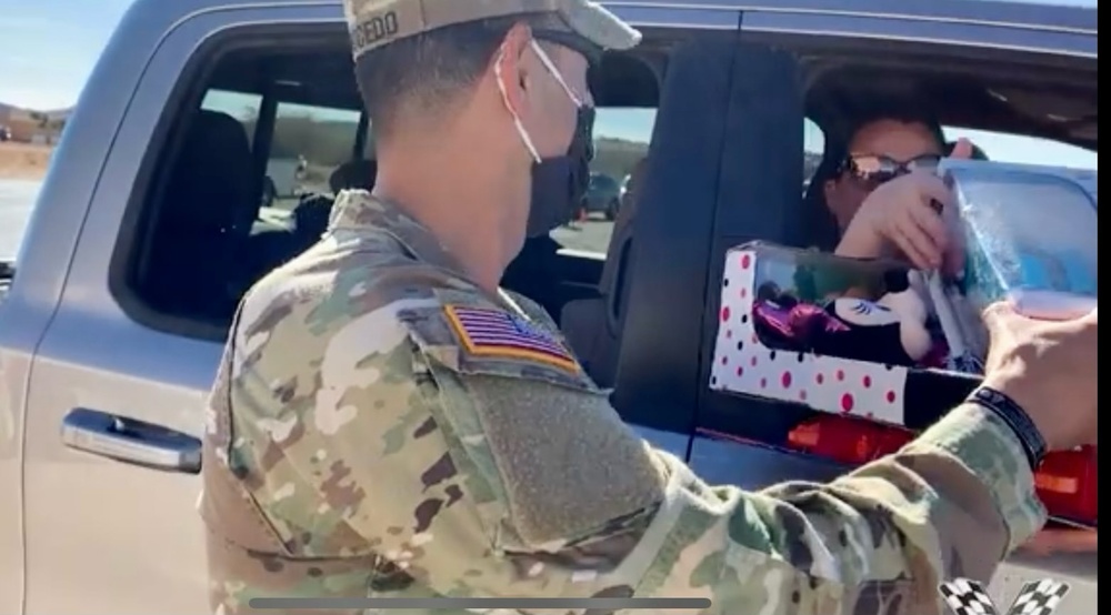 Family Receives Toys