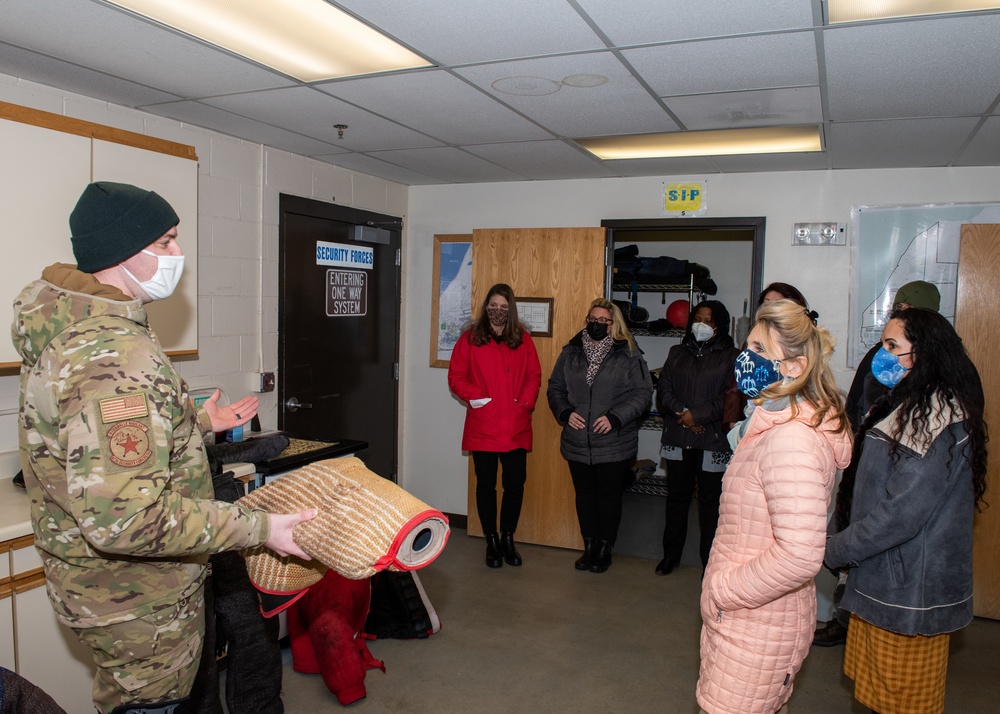 PACAF key spouses visit JBER