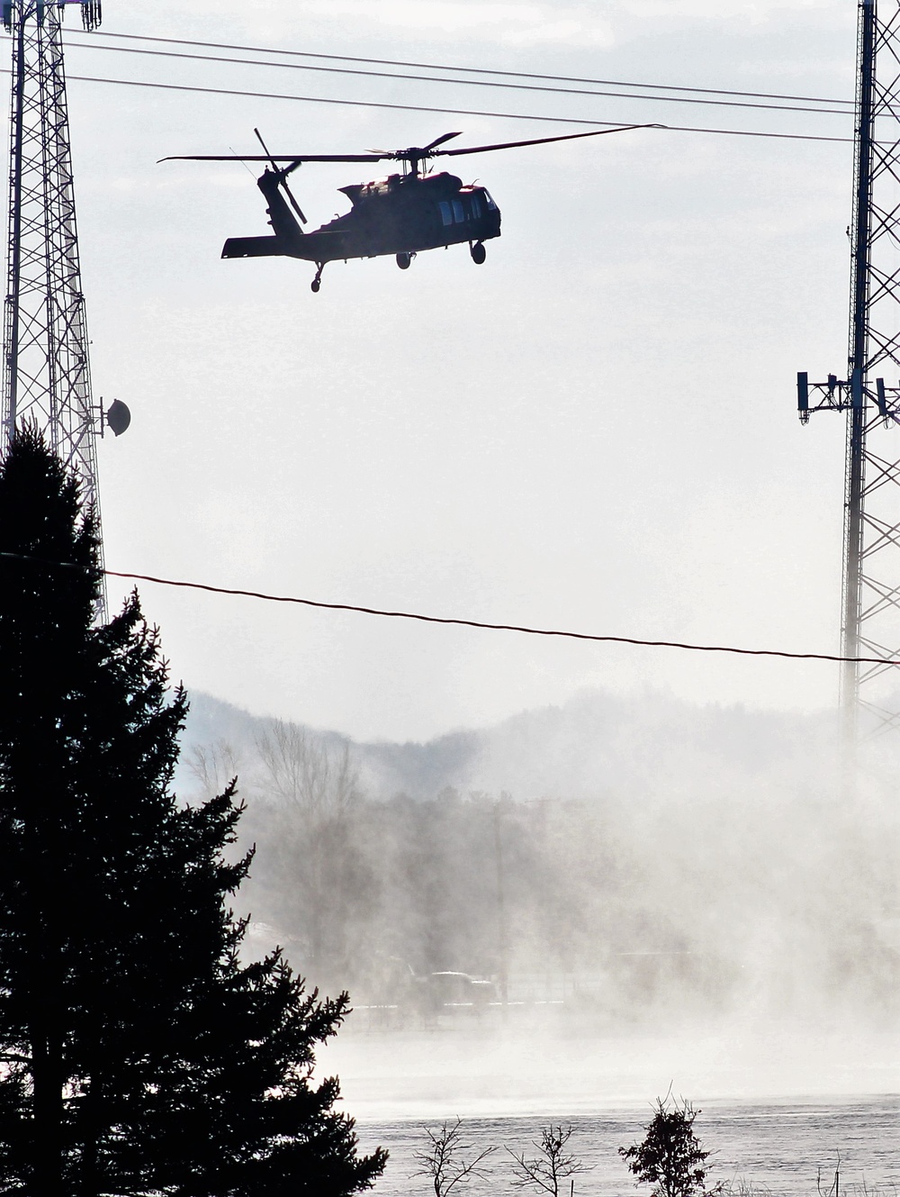 Wisconsin National Guard’s 1st Battalion, 147th Aviation Regiment operates Black Hawks at Fort McCoy