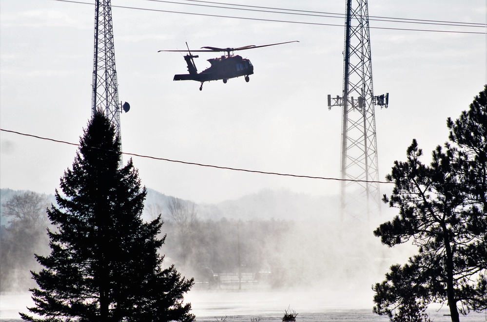 Wisconsin National Guard’s 1st Battalion, 147th Aviation Regiment operates Black Hawks at Fort McCoy