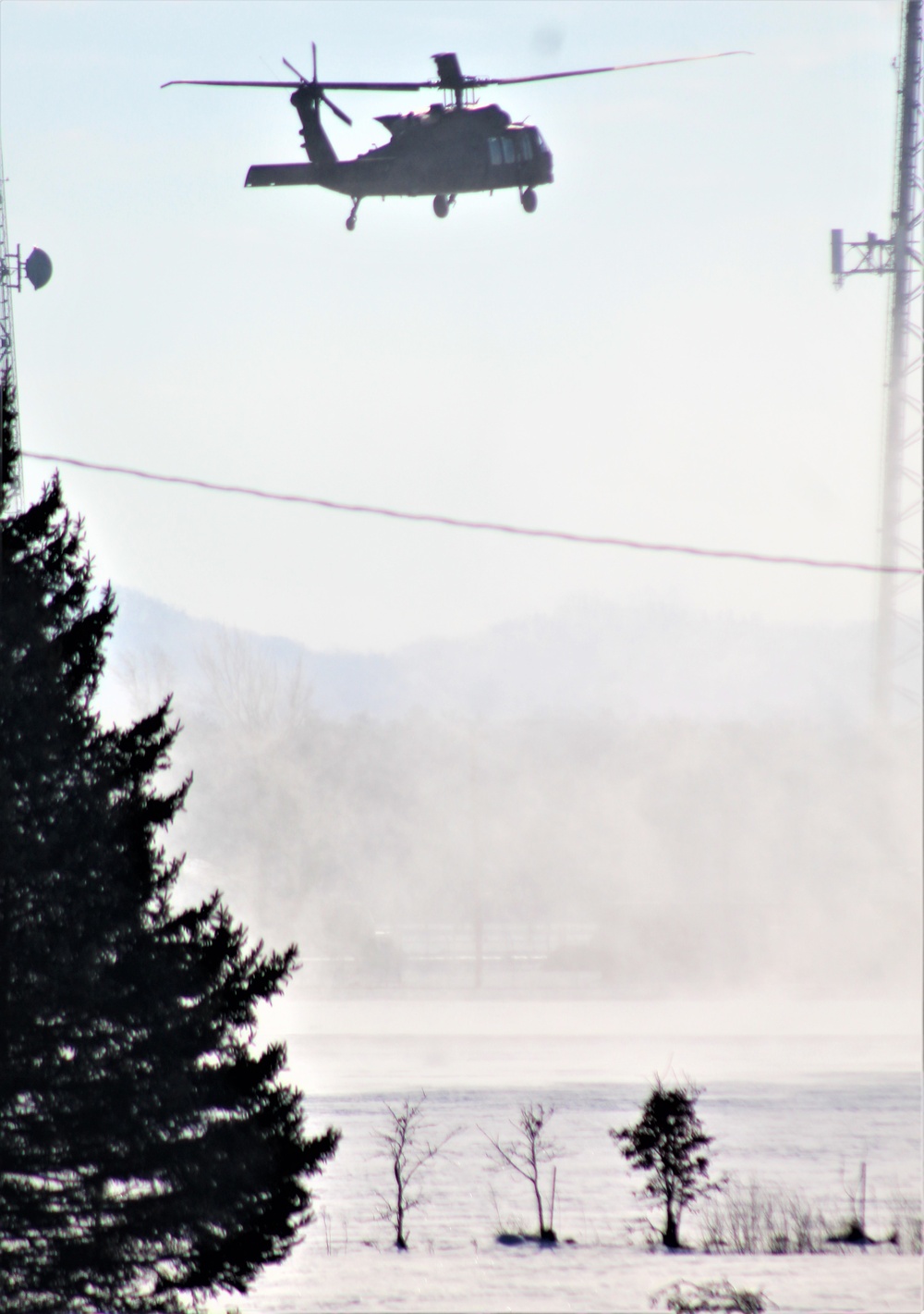 Wisconsin National Guard’s 1st Battalion, 147th Aviation Regiment operates Black Hawks at Fort McCoy