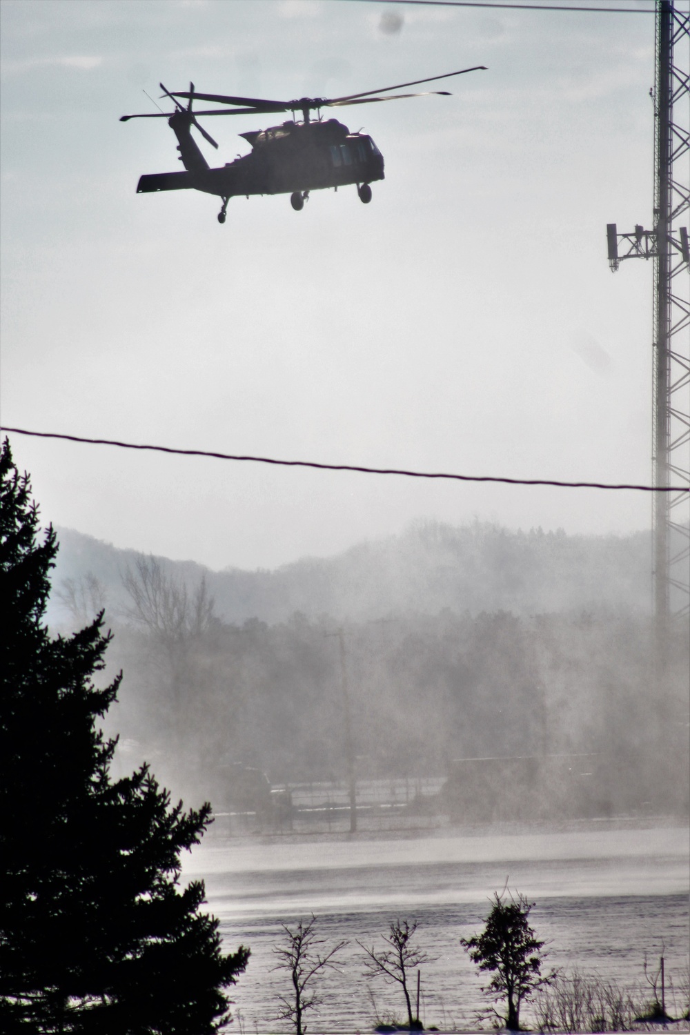 Wisconsin National Guard’s 1st Battalion, 147th Aviation Regiment operates Black Hawks at Fort McCoy