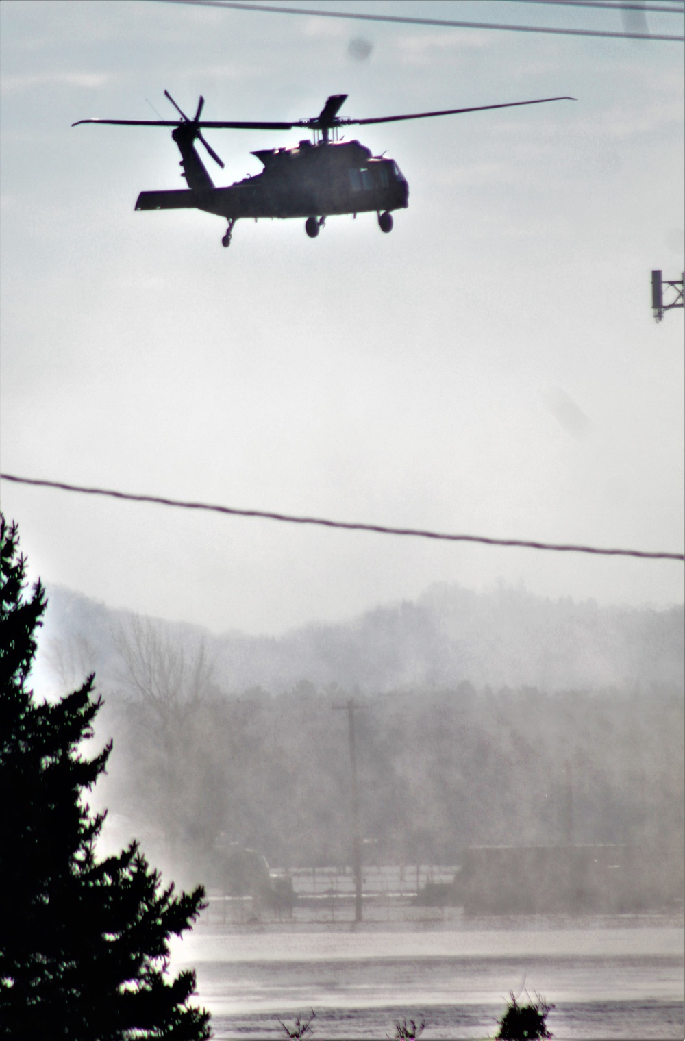 Wisconsin National Guard’s 1st Battalion, 147th Aviation Regiment operates Black Hawks at Fort McCoy