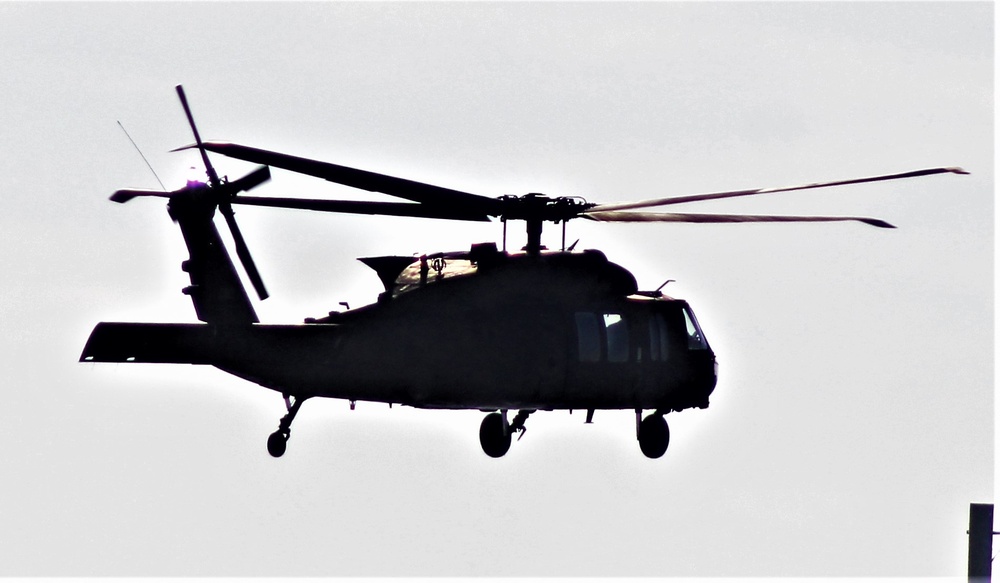 Wisconsin National Guard’s 1st Battalion, 147th Aviation Regiment operates Black Hawks at Fort McCoy