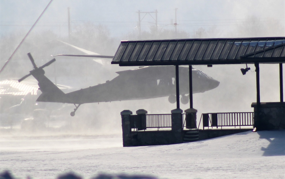 Wisconsin National Guard’s 1st Battalion, 147th Aviation Regiment operates Black Hawks at Fort McCoy