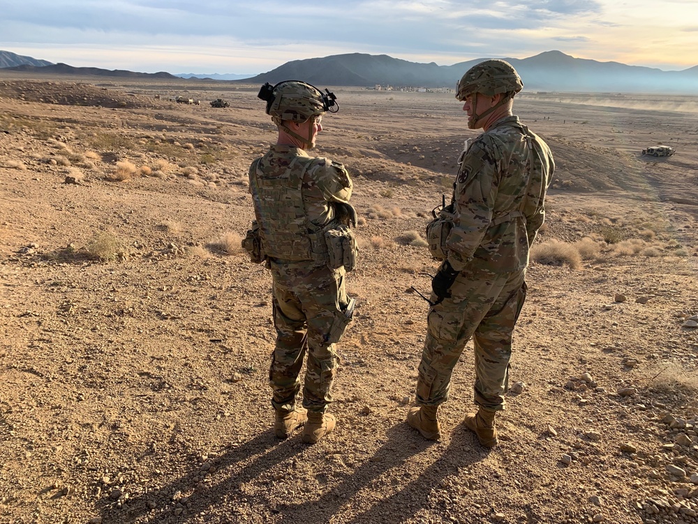 7ID and NTC Commanders Survey the Battle During Rotation 22-03