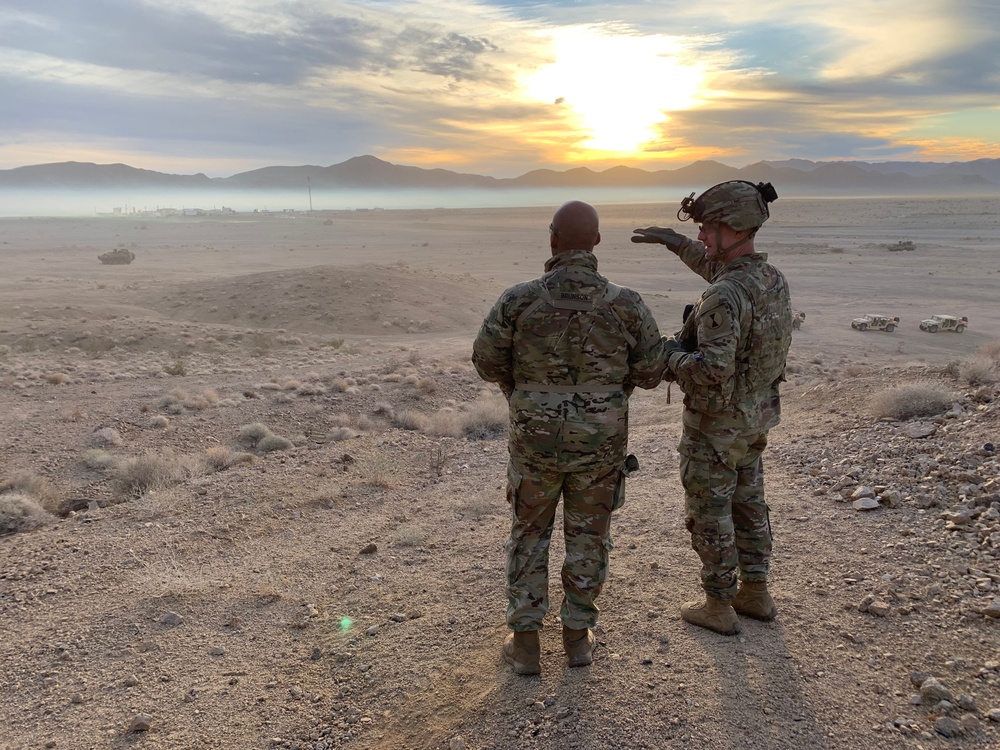 7ID and I Corps Commanders Survey the Battle During Rotation 22-03