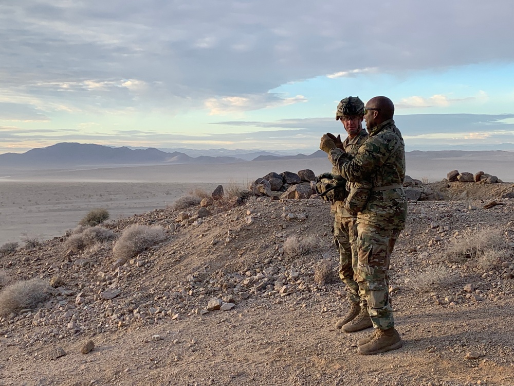 7ID and I Corps Commanders Survey the Battle During Rotation 22-03