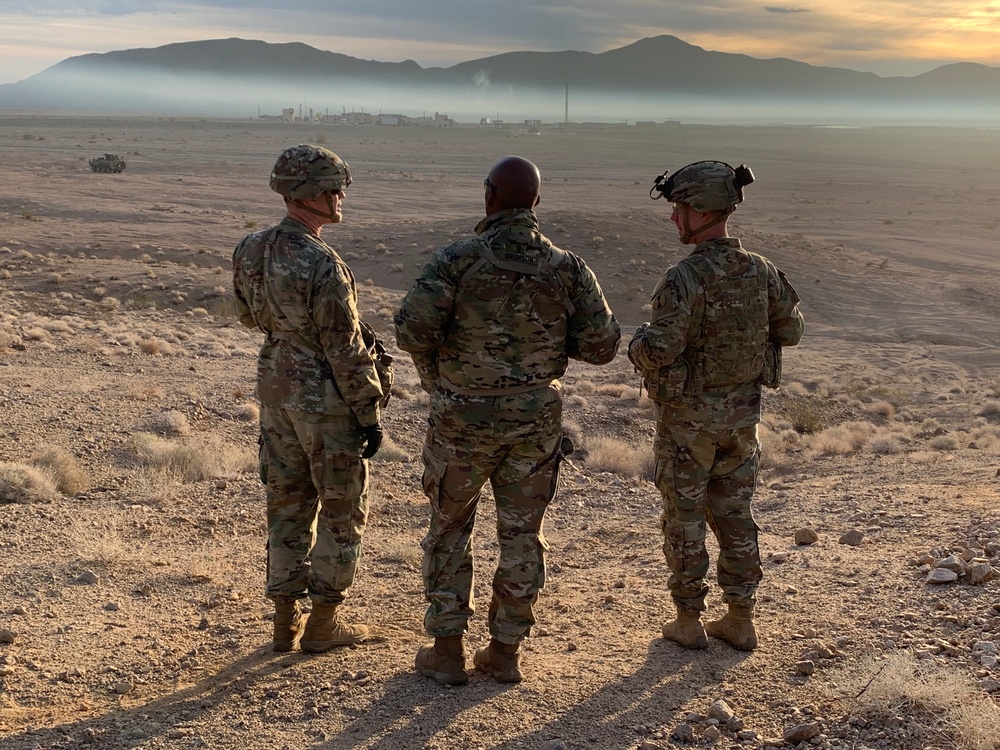 7ID, I Corps, and NTC Commanders Survey the Battle During Rotation 22-03
