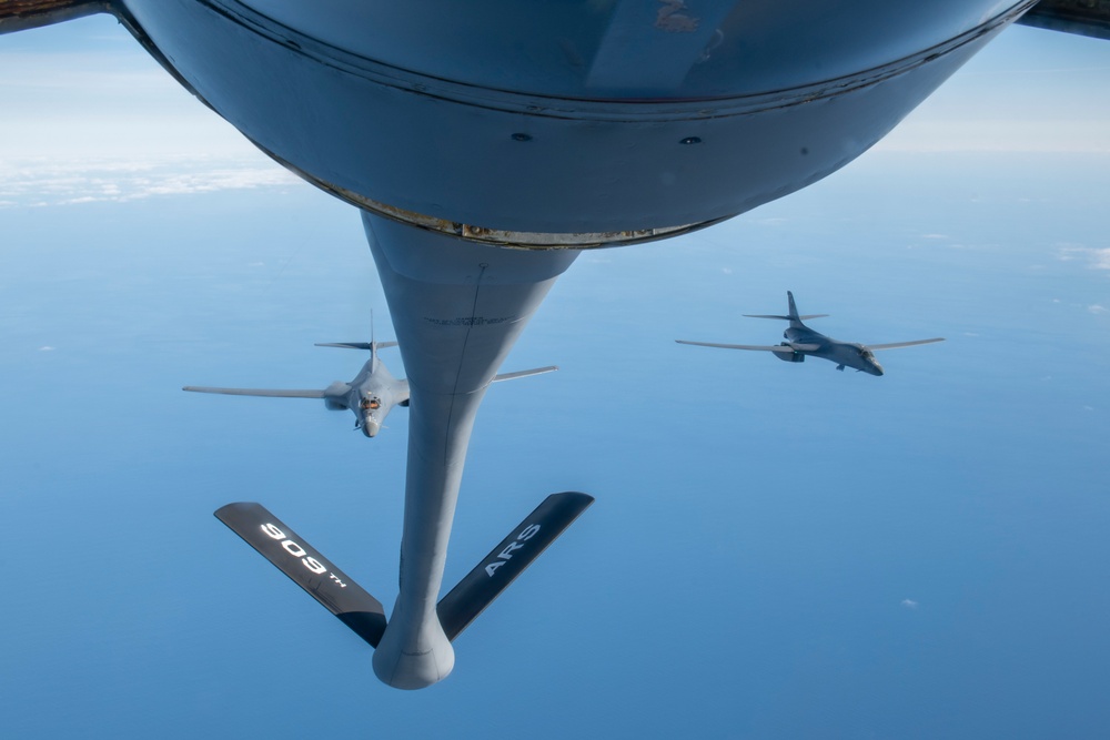 B-1B Lancers conduct Bomber Task Force mission with JASDF in Indo-Pacific