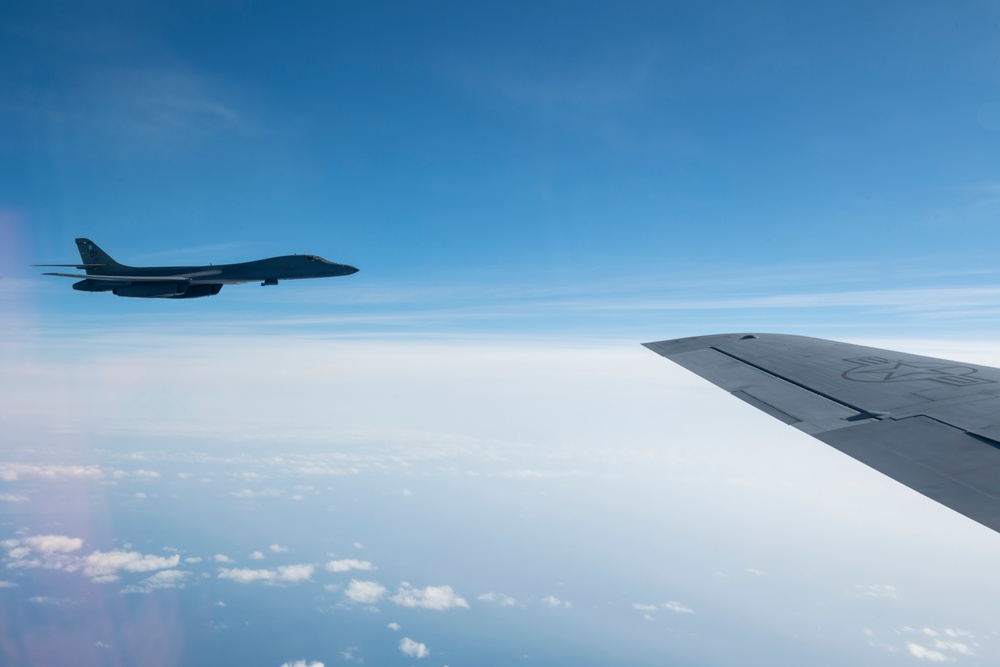 B-1B Lancers conduct Bomber Task Force mission with JASDF in Indo-Pacific