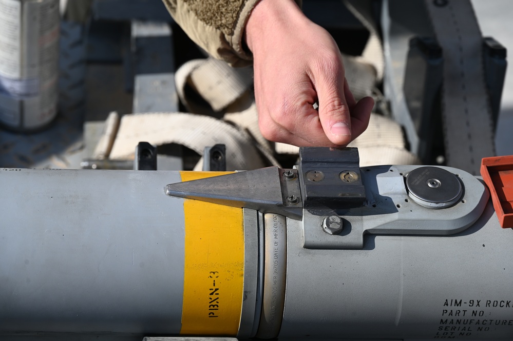332nd AEW Ammo flight AIM(-9X) high