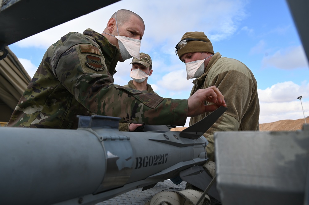 332nd AEW Ammo flight AIM(-9X) high