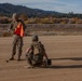 U.S. Marines and Sailors with Marine Wing Support Squadron 373 set up for a FARP during Steel Knight 22