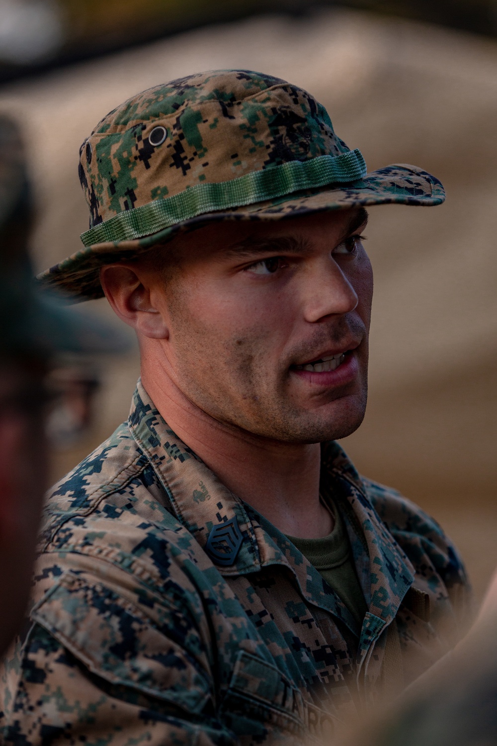 U.S. Marines and Sailors with Marine Wing Support Squadron 373 set up for a FARP during Steel Knight 22