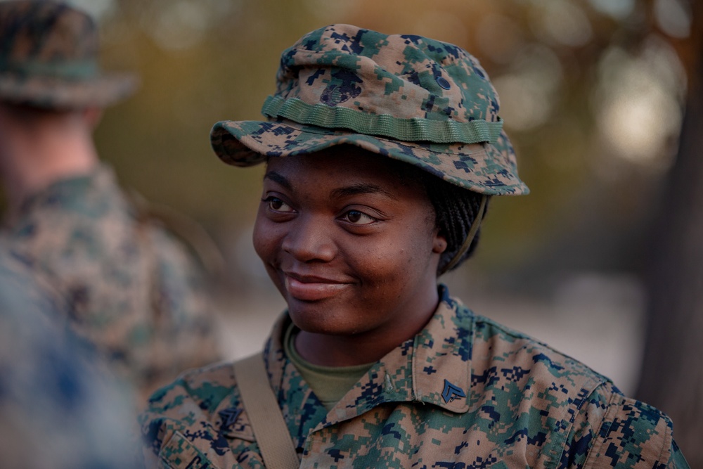 U.S. Marines and Sailors with Marine Wing Support Squadron 373 set up for a FARP during Steel Knight 22