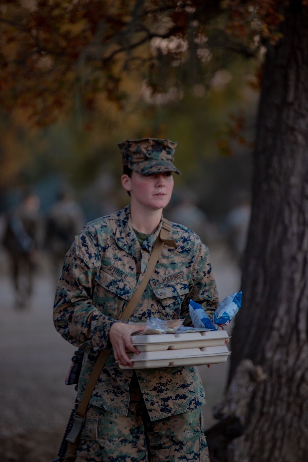 U.S. Marines and Sailors with Marine Wing Support Squadron 373 set up for a FARP during Steel Knight 22