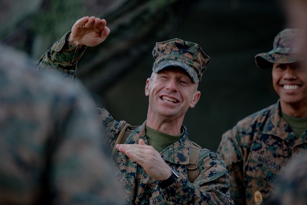 U.S. Marines and Sailors with 1st Marine Division conduct Combat Operations Center operations during Steel Knight 22