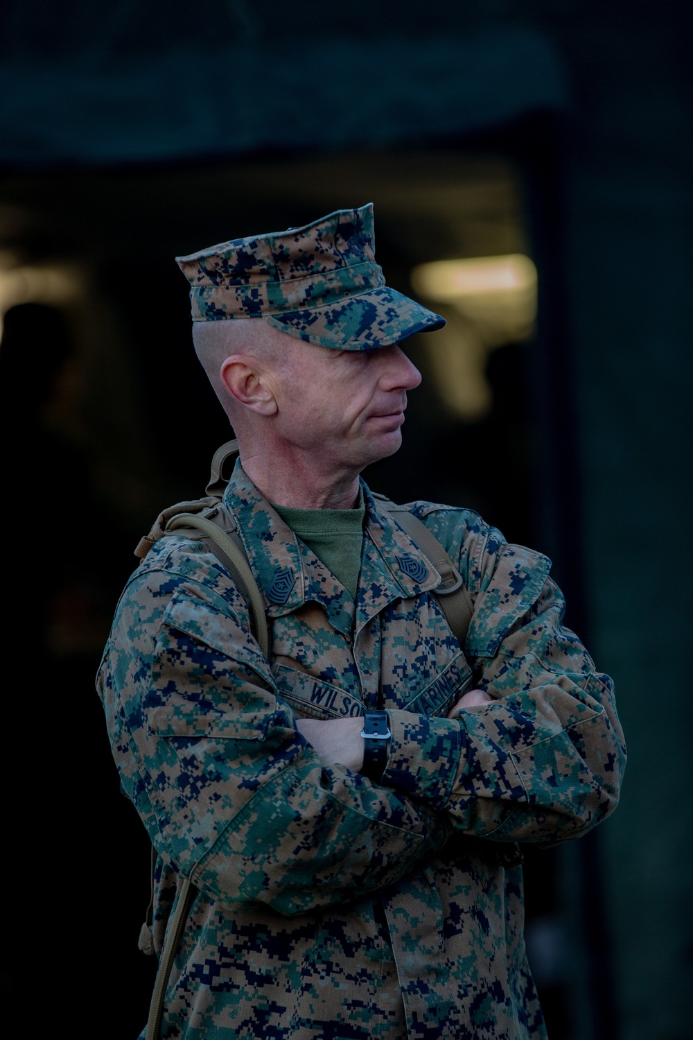 U.S. Marines and Sailors with 1st Marine Division conduct Combat Operations Center operations during Steel Knight 22