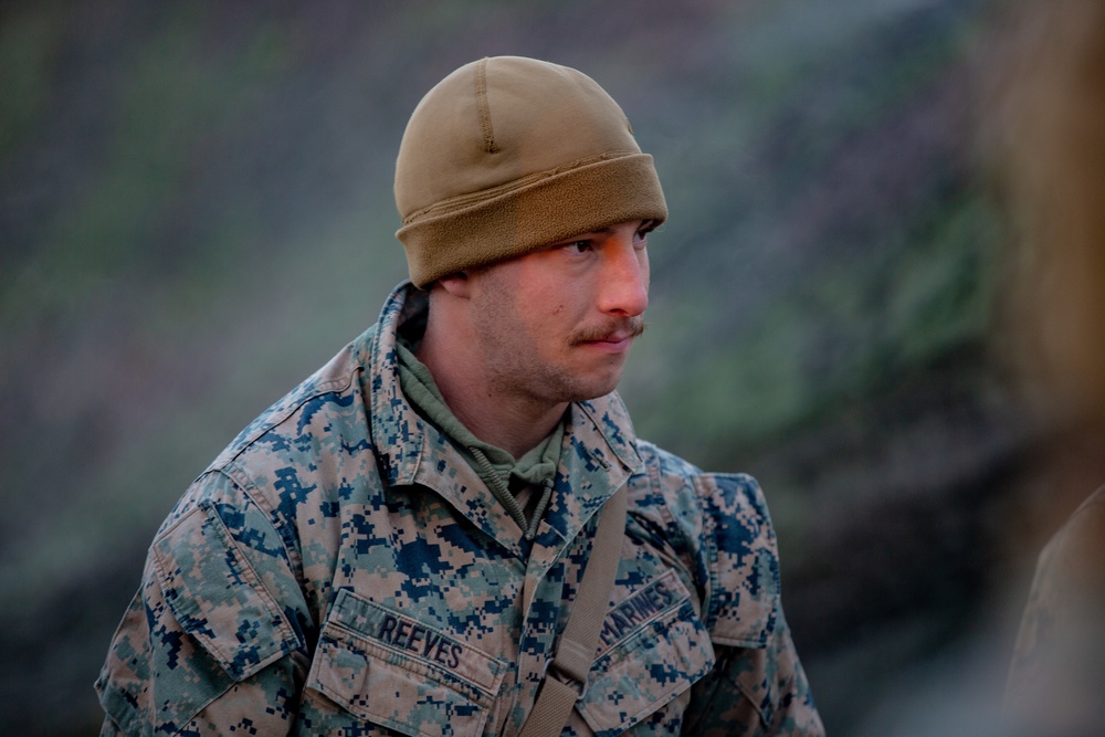 U.S. Marines and Sailors with 1st Marine Division conduct Combat Operations Center operations during Steel Knight 22