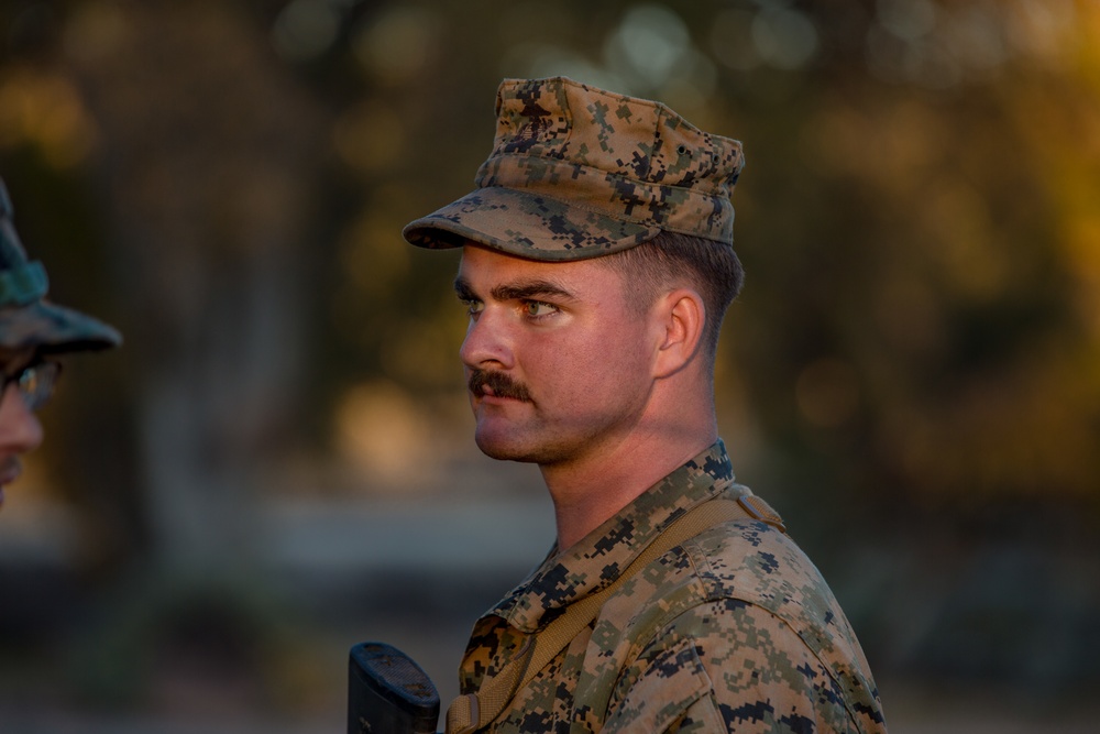 U.S. Marines and Sailors with 1st Marine Division conduct Combat Operations Center operations during Steel Knight 22