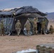 U.S. Marines and Sailors with Combat Logistics Battalion 5 conduct Mobile Combat Operations Center operations during Steel Knight 22