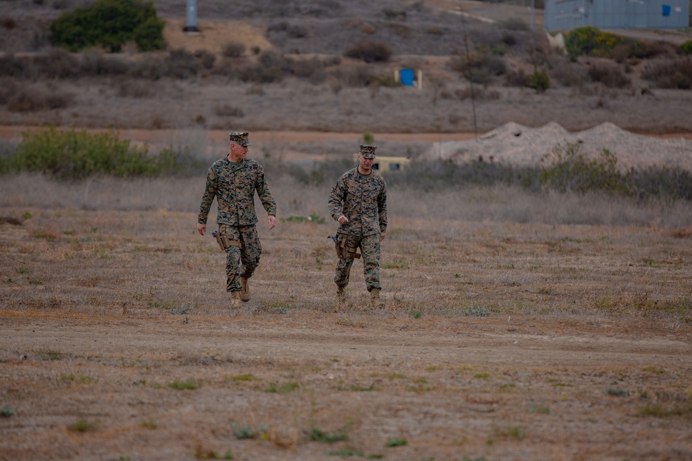 U.S. Marines and Sailors with Combat Logistics Battalion 5 conduct Mobile Combat Operations Center operations during Steel Knight 22