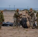 U.S. Marines and Sailors with Combat Logistics Battalion 5 conduct Mobile Combat Operations Center operations during Steel Knight 22