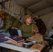 U.S. Marines and Sailors with Combat Logistics Battalion 5 conduct Mobile Combat Operations Center operations during Steel Knight 22